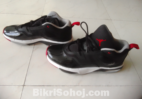 Nike air Jordan flight black red and white